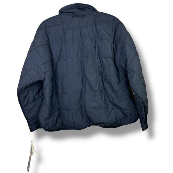 NEW FP Movement x Hatch Black Pippa Packable Maternity Zip Puffer Boxy Jacket XS - Picture 7 of 9